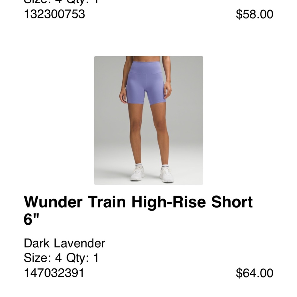 Lululemon biker short s